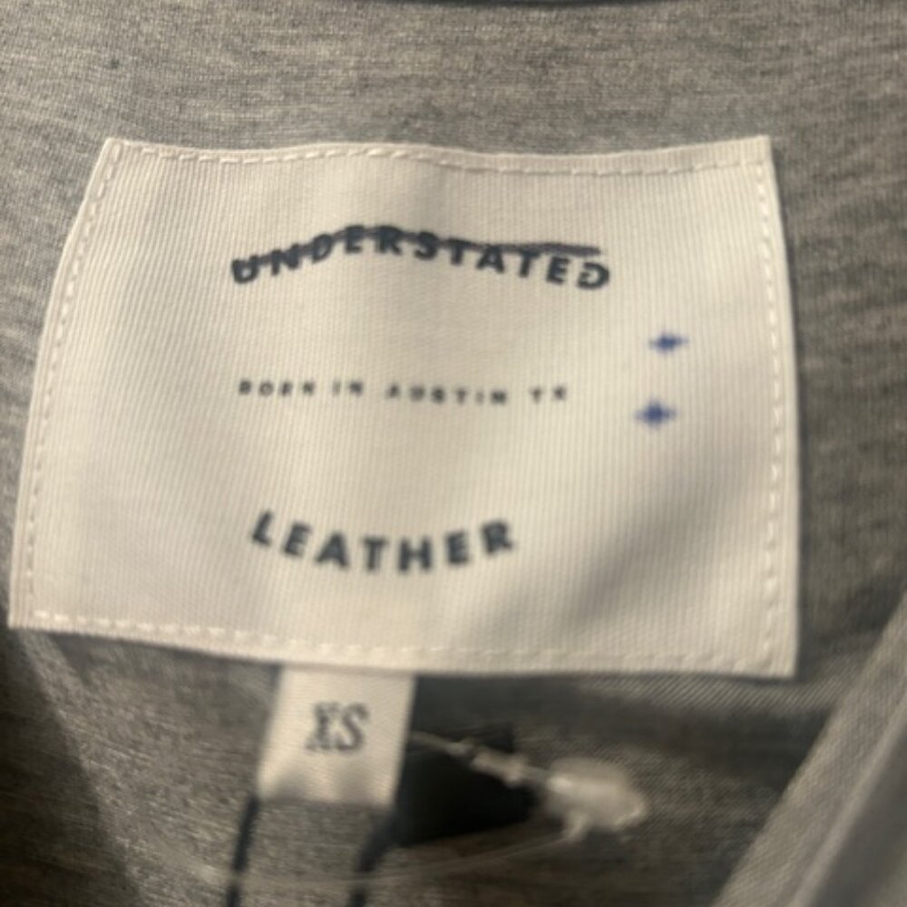 Free People x Understated Leather Heart & Soul AUSTIN Heather Gray Oversized Tee - Picture 2 of 16